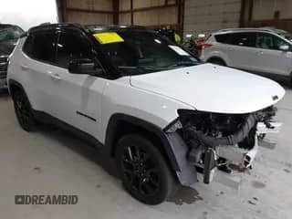 2022 Jeep Compass Altitude with VIN 3C4NJDBB4NT197208, listed as a IAAI auction lot 42988217 with 65,334 mi miles and . Bid and sale history available at DreamBid. Image 1.