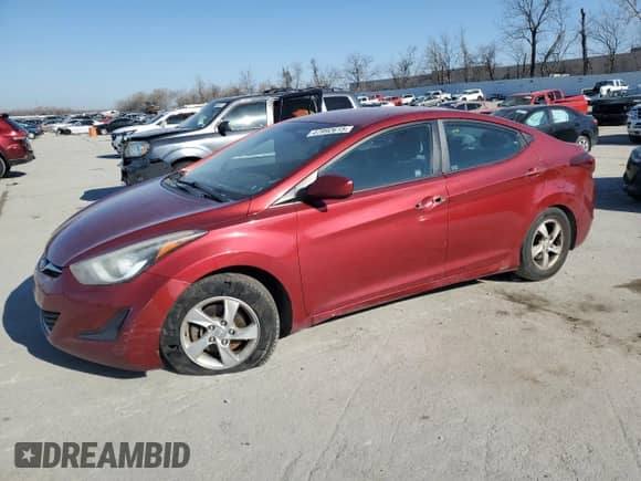 2014 Hyundai Elantra SE z VIN 5NPDH4AE6EH536571, wystawiony jako Copart lot #47992615 z przebiegiem 122 632 mil mil oraz Szkoda całkowita • Salvage title. Historia ofert i sprzedaży dostępna na DreamBid. Obrazek 1.