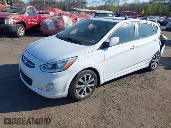 2017 Hyundai Accent Sport with VIN KMHCU5AE4HU336243, listed as a IAAI auction lot 42071434 with 89,345 mi miles and . Bid and sale history available at DreamBid. Image 2.