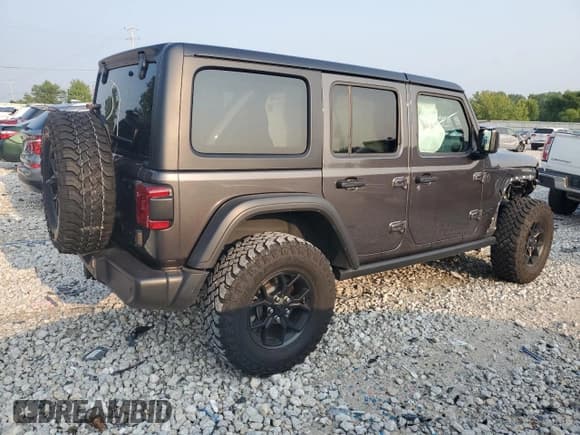 ✅ 2024 Jeep Wrangler Willys • VIN: 1C4PJXDN5RW135494 • Lot: 66829195. Listed on Copart with 15,531 mi. Free auction sales archive from the USA and detailed vehicle history report at DreamBid. Image 3.
