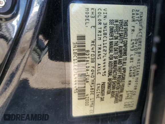 ✅ 2007 Nissan Versa S • VIN: 3N1BC11E27L444495 • Lot: 71597255. Wystawiony na Copart z przebiegiem 199 630 mil. Bezpłatny archiwum sprzedaży aukcyjnych z USA i szczegółowy raport historii pojazdu na DreamBid. Zdjęcie 12.