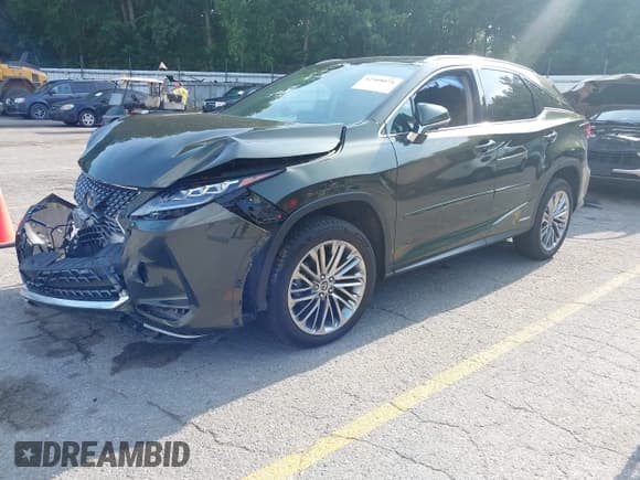 ✅ 2022 Lexus RX 450h • VIN: 2T2JGMDA1NC077818 • Lot: 42568671. Listed on IAAI with 67,734 mi. Free auction sales archive from the USA and detailed vehicle history report at DreamBid. Image 2.
