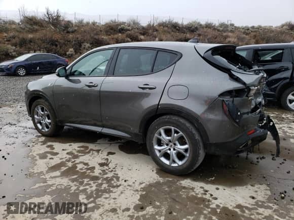 2024 Dodge Hornet R/T with VIN ZACPDFCW8R3A30500, listed as a Copart auction lot 47810855 with 13,206 mi miles and Non repairable. Bid and sale history available at DreamBid. Image 2.