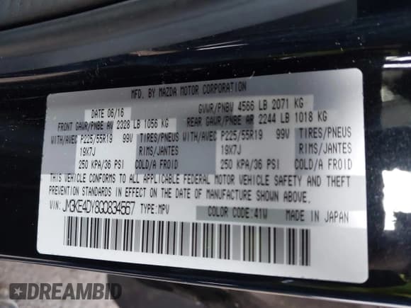 ✅ 2016 Mazda CX-5 Grand Touring • VIN: JM3KE4DY8G0834567 • Lot: 43837311. Wystawiony na IAAI z przebiegiem Nie podano. Bezpłatny archiwum sprzedaży aukcyjnych z USA i szczegółowy raport historii pojazdu na DreamBid. Zdjęcie 9.