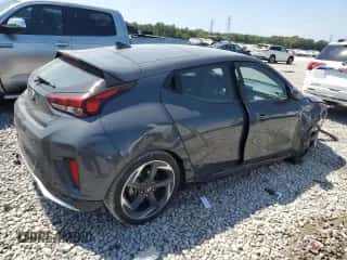 2020 Hyundai Veloster Turbo Ultimate with VIN KMHTH6AB9LU031538, listed as a Copart auction lot 69225654 with 110,164 mi miles and Salvage title. Bid and sale history available at DreamBid. Image 3.