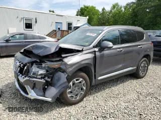 ✅ 2022 Hyundai Santa Fe Blue • VIN: KM8S2DA16NU035672 • Лот: 60592945. Опубликован ранее на Copart с пробегом 41 147 миль. Бесплатный доступ к архиву аукционных продаж из США и подробный отчёт об истории автомобиля на DreamBid. Изображение 1.