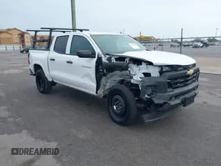 ✅ 2023 Chevrolet Colorado 2WD Work Truck • VIN: 1GCGSBEC5P1154845 • Лот: 43539478. Опубликован ранее на IAAI с пробегом Не указан. Бесплатный доступ к архиву аукционных продаж из США и подробный отчёт об истории автомобиля на DreamBid. Изображение 1.