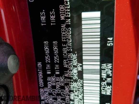 ✅ 2021 Lexus NX • VIN: JTJHJRDZ7M2161952 • Lot: 47037554. Listed on Copart with 8,116 mi. Free auction sales archive from the USA and detailed vehicle history report at DreamBid. Image 13.