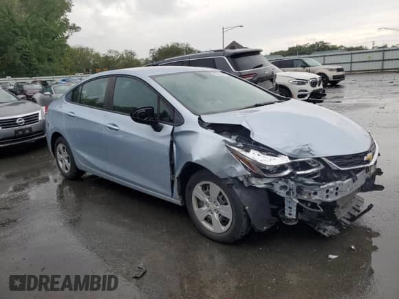 2017 Chevrolet Cruze LS with VIN 1G1BC5SM3H7127981, listed as a Copart auction lot 80873595 with 105,882 mi miles and Salvage title. Bid and sale history available at DreamBid. Image 4.