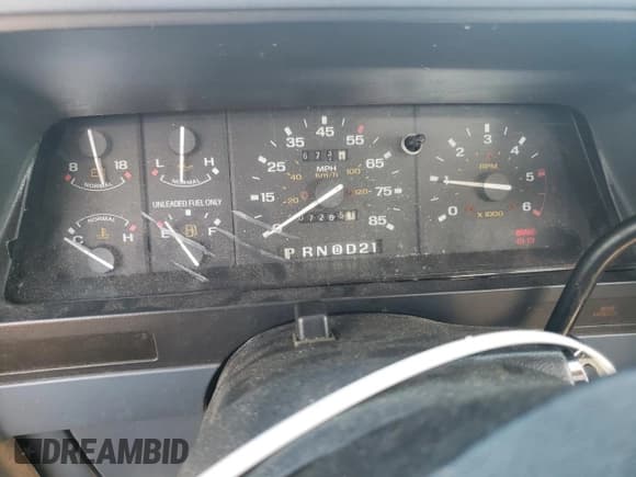 ✅ 1991 Ford Ranger XLT • VIN: 1FTCR10X0MUB55264 • Lot: 52108835. Listed on Copart with 72,851 mi. Free auction sales archive from the USA and detailed vehicle history report at DreamBid. Image 9.