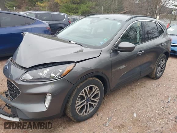 ✅ 2021 Ford Escape SEL • VIN: 1FMCU0H60MUA56833 • Lot: 42080822. Listed on IAAI with 64,850 mi. Free auction sales archive from the USA and detailed vehicle history report at DreamBid. Image 2.