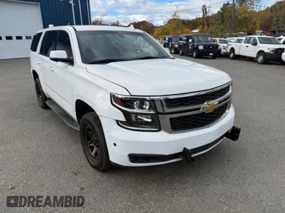 ✅ 2017 Chevrolet Tahoe Commercial • VIN: 1GNLCDEC8HR190627 • Lot: 90938175. Listed on Copart with 123,362 mi. Free auction sales archive from the USA and detailed vehicle history report at DreamBid. Image 1.