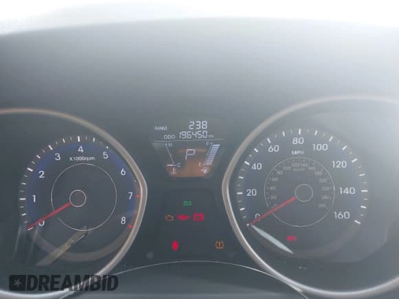 ✅ 2012 Hyundai Elantra Limited • VIN: KMHDH4AE9CU378841 • Lot: 42751671. Listed on IAAI with 196,450 mi. Free auction sales archive from the USA and detailed vehicle history report at DreamBid. Image 7.