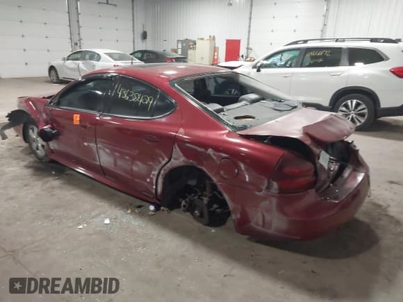 ✅ 2005 Pontiac Grand Prix GT • VIN: 2G2WS542951173688 • Lot: 43638429. Listed on IAAI with 167,949 mi. Free auction sales archive from the USA and detailed vehicle history report at DreamBid. Image 3.