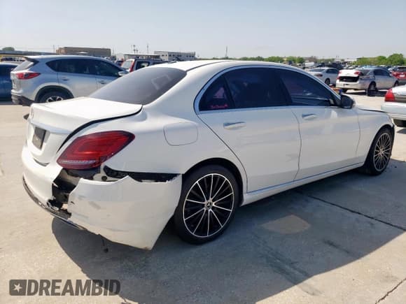 ✅ 2021 Mercedes-Benz C 300 • VIN: W1KWF8DB1MR625775 • Lot: 52822725. Listed on Copart with 49,849 mi. Free auction sales archive from the USA and detailed vehicle history report at DreamBid. Image 3.