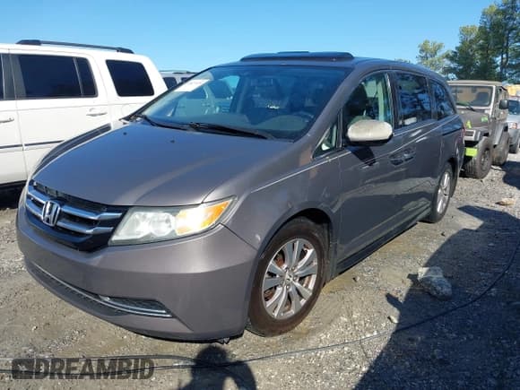 ✅ 2014 Honda Odyssey EX-L • VIN: 5FNRL5H63EB040960 • Lot: 43627120. Listed on IAAI with 361,945 mi. Free auction sales archive from the USA and detailed vehicle history report at DreamBid. Image 2.