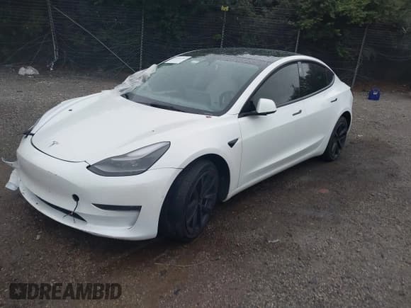✅ 2022 Tesla Model 3 • VIN: 5YJ3E1EAXNF349567 • Lot: 43303787. Wystawiony na IAAI z przebiegiem Nie podano. Bezpłatny archiwum sprzedaży aukcyjnych z USA i szczegółowy raport historii pojazdu na DreamBid. Zdjęcie 2.