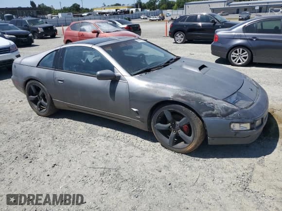 ✅ 1991 Nissan 300ZX • VIN: JN1RZ24H2MX501836 • Lot: 55970545. Listed on Copart with 164,220 mi. Free auction sales archive from the USA and detailed vehicle history report at DreamBid. Image 4.