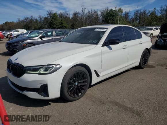 ✅ 2021 BMW 5 Series 530i • VIN: WBA53BH00MWX01120 • Lot: 81826005. Listed on Copart with 95,209 mi. Free auction sales archive from the USA and detailed vehicle history report at DreamBid. Image 1.