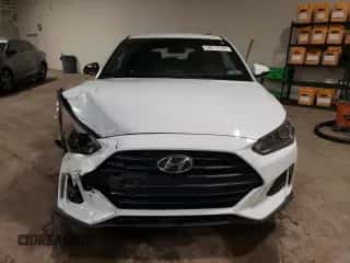 2019 Hyundai Veloster 2.0 with VIN KMHTG6AF1KU013409, listed as a Copart auction lot 54214744 with 37,887 mi miles and Salvage title. Bid and sale history available at DreamBid. Image 5.