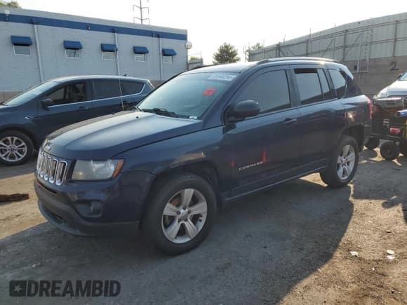 ✅ 2017 Jeep Compass Sport SE • VIN: 1C4NJDBB5HD144639 • Lot: 65048295. Listed on Copart with 256,979 mi. Free auction sales archive from the USA and detailed vehicle history report at DreamBid. Image 1.
