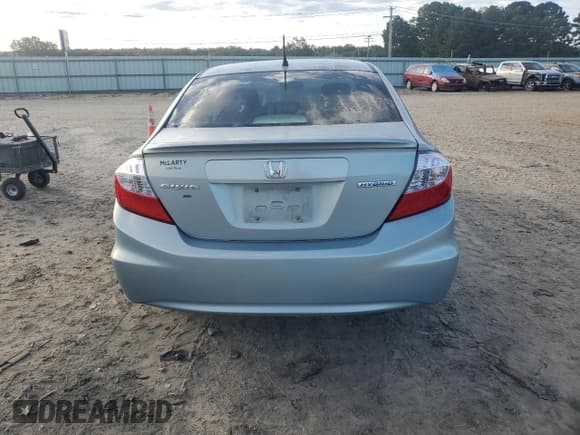 ✅ 2012 Honda Civic • VIN: JHMFB4F23CS004961 • Lot: 87414795. Listed on Copart with 172,505 mi. Free auction sales archive from the USA and detailed vehicle history report at DreamBid. Image 6.