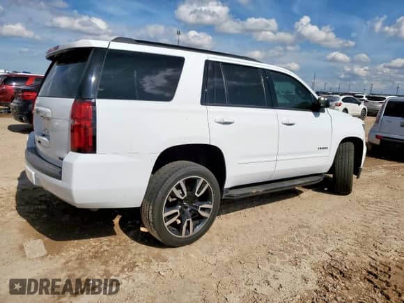 2019 Chevrolet Tahoe Premier z VIN 1GNSKCKJ6KR109319, wystawiony jako Copart lot #60488715 z przebiegiem 96 580 mil mil oraz Szkoda całkowita • Salvage title. Historia ofert i sprzedaży dostępna na DreamBid. Obrazek 3.