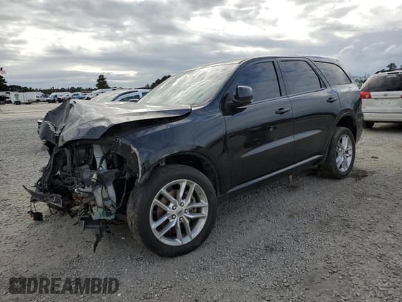 ✅ 2022 Dodge Durango GT Plus • VIN: 1C4RDJDG4NC104411 • Lot: 85543055. Listed on Copart with 94,503 mi. Free auction sales archive from the USA and detailed vehicle history report at DreamBid. Image 1.
