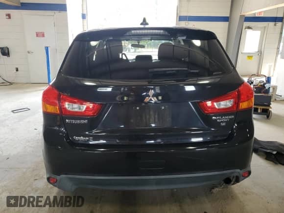 2017 Mitsubishi Outlander SE with VIN JA4AR3AWXHZ043728, listed as a Copart auction lot 60508665 with 77,130 mi miles and Salvage title. Bid and sale history available at DreamBid. Image 6.