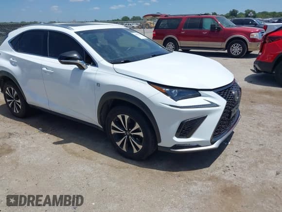 ✅ 2019 Lexus NX 300 • VIN: JTJBARBZ6K2207065 • Lot: 42850224. Listed on IAAI with 95,286 mi. Free auction sales archive from the USA and detailed vehicle history report at DreamBid. Image 1.