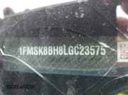 ✅ 2020 Ford Explorer • VIN: 1FMSK8BH8LGC23575 • Lot: 41944018. Listed on IAAI with 107,427 mi. Free auction sales archive from the USA and detailed vehicle history report at DreamBid. Image 9.