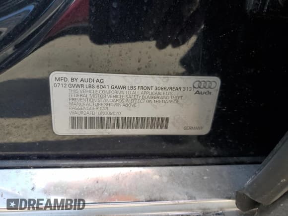 ✅ 2013 Audi A8 4.0L • VIN: WAUR2AFD1DN008020 • Lot: 50792045. Wystawiony na Copart z przebiegiem 132 293 mil. Bezpłatny archiwum sprzedaży aukcyjnych z USA i szczegółowy raport historii pojazdu na DreamBid. Zdjęcie 12.