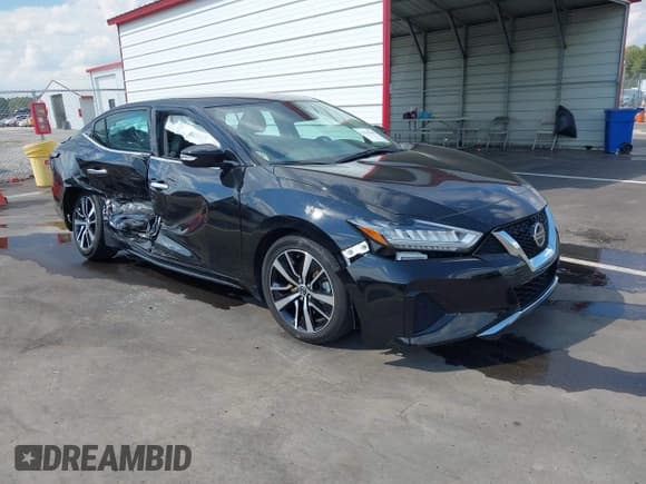 ✅ 2021 Nissan Maxima SV • VIN: 1N4AA6CV9MC515309 • Lot: 43310169. Listed on IAAI with 23,369 mi. Free auction sales archive from the USA and detailed vehicle history report at DreamBid. Image 1.