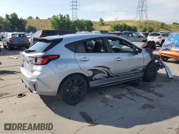 ✅ 2024 Subaru Impreza RS • VIN: JF1GUHJC1R8275603 • Лот: 63432534. Опубликован ранее на Copart с пробегом 13 106 миль. Бесплатный доступ к архиву аукционных продаж из США и подробный отчёт об истории автомобиля на DreamBid. Изображение 3.