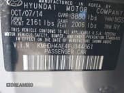 ✅ 2015 Hyundai Elantra SE • VIN: KMHDH4AE4FU344861 • Lot: 42821071. Listed on IAAI with 126,084 mi. Free auction sales archive from the USA and detailed vehicle history report at DreamBid. Image 9.