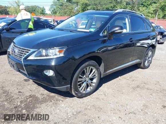 ✅ 2013 Lexus RX 450h • VIN: JTJBC1BA8D2055072 • Lot: 43172752. Listed on IAAI with 128,920 mi. Free auction sales archive from the USA and detailed vehicle history report at DreamBid. Image 2.