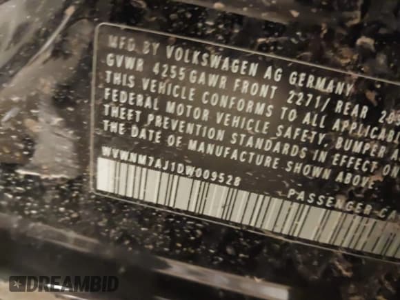 ✅ 2013 Volkswagen Golf TDI w/Sunroof & Nav • VIN: WVWNM7AJ1DW009528 • Lot: 43574818. Wystawiony na IAAI z przebiegiem 81 377 mil. Bezpłatny archiwum sprzedaży aukcyjnych z USA i szczegółowy raport historii pojazdu na DreamBid. Zdjęcie 9.