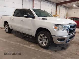 2022 Ram 1500 Big Horn with VIN 1C6RRFFG9NN396368, listed as a IAAI auction lot 42541244 with 27,660 mi miles and . Bid and sale history available at DreamBid. Image 1.