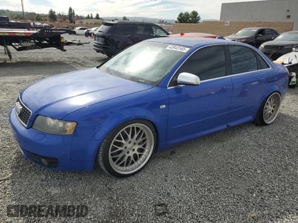✅ 2004 Audi S4 • VIN: WAUPL68E24A115561 • Лот: 43943165. Опубликован ранее на Copart с пробегом 152 648 миль. Бесплатный доступ к архиву аукционных продаж из США и подробный отчёт об истории автомобиля на DreamBid. Изображение 1.