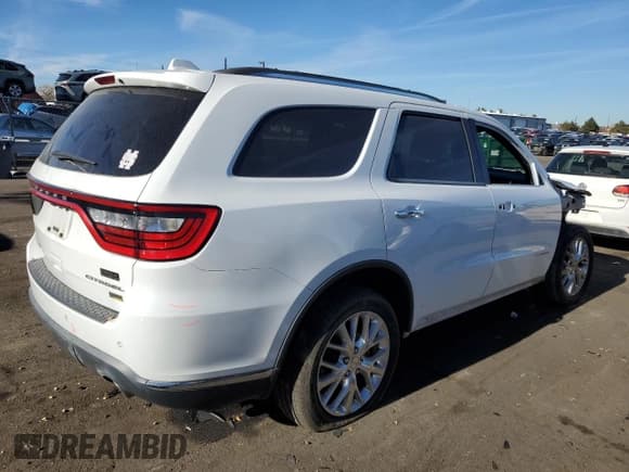 ✅ 2015 Dodge Durango Citadel • VIN: 1C4RDHEG0FC194441 • Lot: 82964024. Listed on Copart with 202,634 mi. Free auction sales archive from the USA and detailed vehicle history report at DreamBid. Image 3.