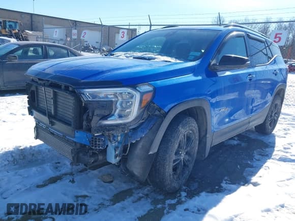 ✅ 2024 GMC Terrain AT4 • VIN: 3GKALYEG7RL133486 • Lot: 41401177. Listed on IAAI with 12,518 mi. Free auction sales archive from the USA and detailed vehicle history report at DreamBid. Image 18.