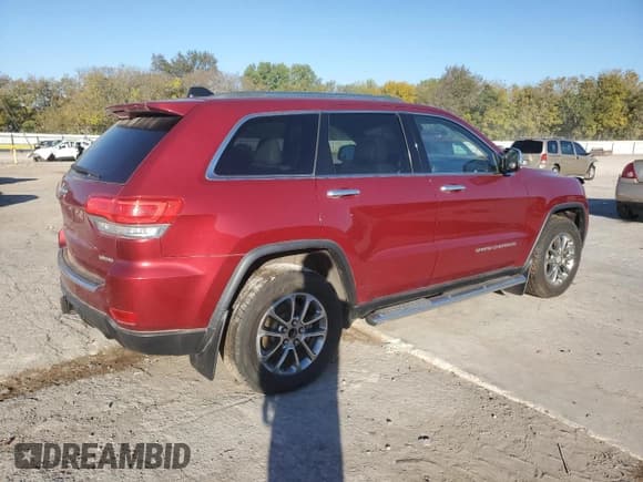 ✅ 2014 Jeep Grand Cherokee Limited • VIN: 1C4RJFBM7EC521634 • Лот: 91701005. Опубликован ранее на Copart с пробегом 120 620 миль. Бесплатный доступ к архиву аукционных продаж из США и подробный отчёт об истории автомобиля на DreamBid. Изображение 3.
