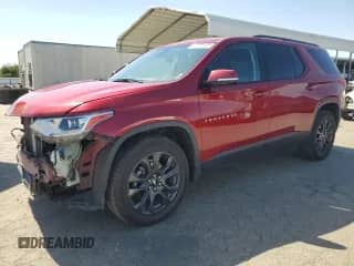 2018 Chevrolet Traverse RS с VIN 1GNERJKX6JJ259168, выставлен на аукционе Copart как лот 60875695 с пробегом 95 413 миль миль и Списание • Salvage title. История ставок и продаж доступна на DreamBid. Изображение 1.