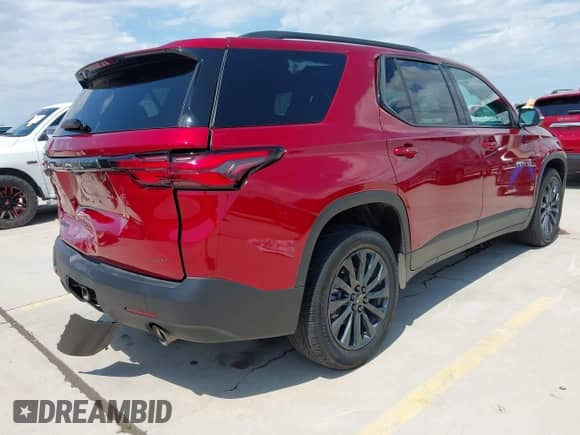 2023 Chevrolet Traverse RS with VIN 1GNERJKW1PJ279005, listed as a IAAI auction lot 42971873 with 53,707 mi miles and . Bid and sale history available at DreamBid. Image 4.