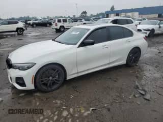 2022 BMW 3 Series 330i xDrive z VIN 3MW5R7J06N8C57533, wystawiony jako Copart lot #67116605 z przebiegiem 50 906 mil mil oraz Szkoda całkowita • Salvage title. Historia ofert i sprzedaży dostępna na DreamBid. Obrazek 1.