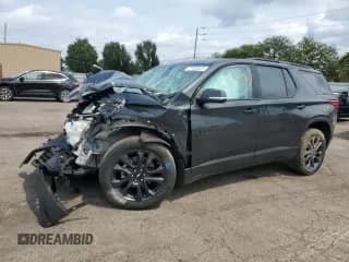 2021 Chevrolet Traverse RS with VIN 1GNERJKW2MJ199787, listed as a Copart auction lot 71880525 with Not provided miles and Salvage title. Bid and sale history available at DreamBid. Image 1.