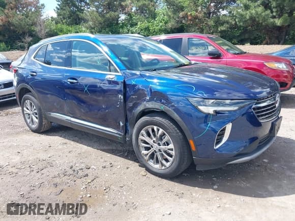 ✅ 2023 Buick Envision Preferred • VIN: LRBAZLR43PD125951 • Лот: 42393426. Опубликован ранее на IAAI с пробегом 42 025 миль. Бесплатный доступ к архиву аукционных продаж из США и подробный отчёт об истории автомобиля на DreamBid. Изображение 1.