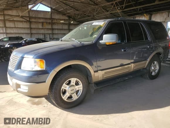 ✅ 2003 Ford Expedition Eddie Bauer • VIN: 1FMFU17LX3LB56470 • Lot: 84779595. Listed on Copart with 223,893 mi. Free auction sales archive from the USA and detailed vehicle history report at DreamBid. Image 1.