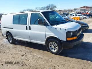 ✅ 2014 Chevrolet Express Cargo • VIN: 1GCSGAFX4E1154159 • Lot: 43786760. Listed on IAAI with 242,019 mi. Free auction sales archive from the USA and detailed vehicle history report at DreamBid. Image 1.
