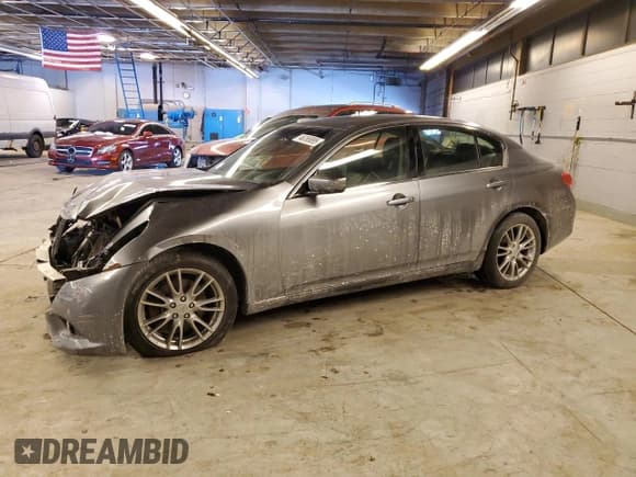 ✅ 2012 Infiniti G37 x • VIN: JN1CV6AR7CM672412 • Lot: 46265895. Listed on Copart with 118,256 mi. Free auction sales archive from the USA and detailed vehicle history report at DreamBid. Image 1.